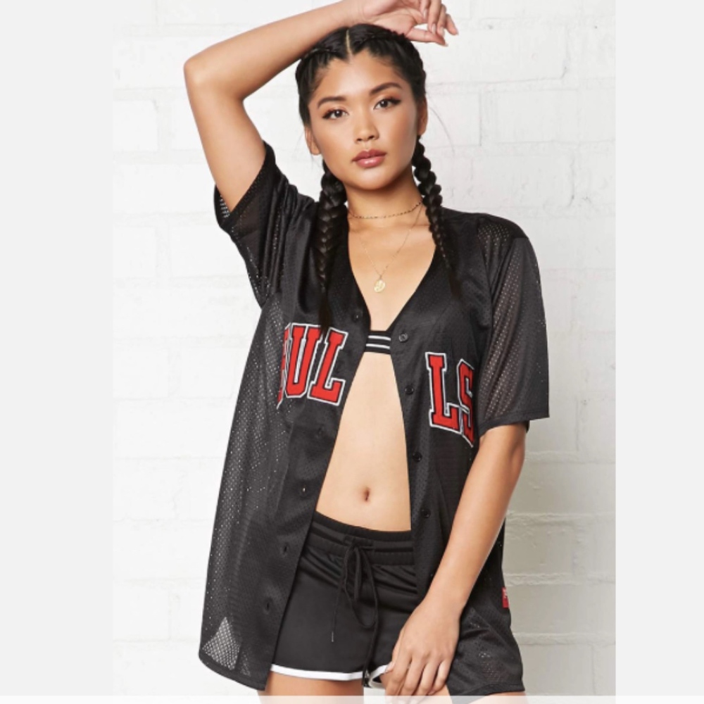 Chicago Bulls Baseball Jersey